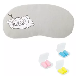 Rabbit Eye Sleep Mask & Reusable Soothing Hot/Cold Headache Relief Gel Mask UK - Picture 1 of 12