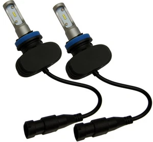 H8 CSP 50W 8000 Lumen LED Headlight Bulb Kit Buell 1125R 1125 08-09 2 Bulbs - Picture 1 of 1