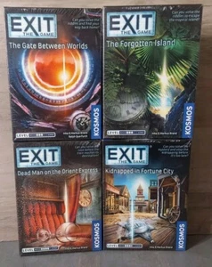 Exit The Game 4 Stück Neu Kosmos Mystery Fortune City Orient Express Forgot Island - Bild 1 von 6