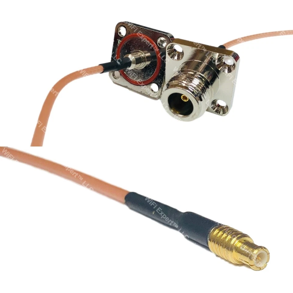 RG316 N Female Flange O-Ring to MCX MALE RF Cable Rapid-SHIP LOT - Image 1 of 1