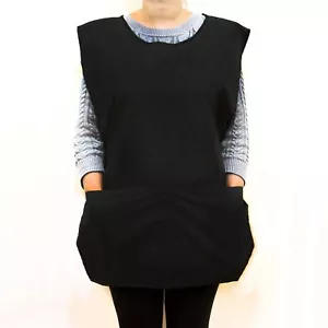Grembiule/gilet nero impermeabile taglia unica adatto a tutti gli abiti da lavoro unisex barbiere/ristorante - Foto 1 di 1