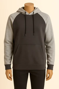 Men’s Gray Hoodie Size Large nwt - Picture 1 of 8