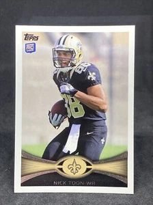 NICK TOON 2012 Topps Football RC Rookie #63 SAINTS - Picture 1 of 2