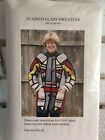 Stained Glass Sweaters Pattern For Coat LLDAVIS One size 1998 Recyle old sweater