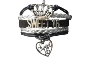Pulsera Dulce 16 - Dulce 16 Joyería, Regalo de Cumpleaños Perfecto para Niñas - Imagen 1 de 2