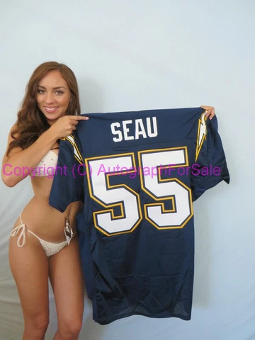 Junior Seau San Diego Chargers authentic Starter 1994 game model stitched jersey Cover