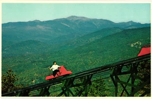 Postal de colección NUEVA HAMPSHIRE North Conway Mt Cranmore Skimobile NH - Imagen 1 de 2
