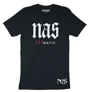 Nas T- Shirt 90's Queens Hip Hop Rapper Tribute T-Shirt Stylish Graphic Design - Picture 1 of 23