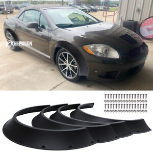800mm 4PCS Fender Flares Wide Body Kit Wheel Arches Cover For Mitsubishi Eclipse