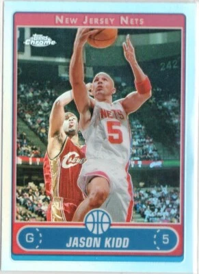 2006-07 TOPPS CHROME REFRACTORS JASON KIDD - Image 1 of 2