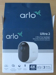Arlo Ultra 2 Wireless Spotlight Security Camera Add-On 4K & UHD Unused Open Box - Picture 1 of 3