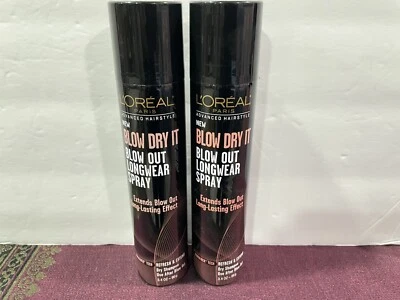 Paquete de 2 champú seco en spray L'Oreal Blow Dry It Extends Blow Out Longwear 3,4 oz Foto 1 de 4