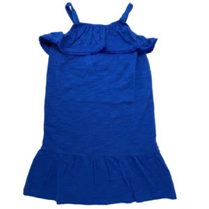 Nuevo con etiquetas Vestido Tea Collection Niñas 2T Griego Mykonos Azul Borla Borla Volantes - Imagen 1 de 9
