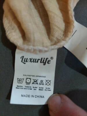 LuxurLife Chair Seat Slip Cover  Tan - Image 1 of 4