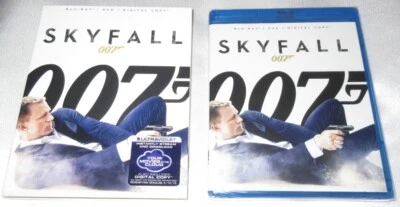 Skyfall (2012) Blu-Ray + DVD + Slipcover (New) Daniel Craig 007 James Bond Spy - Image 1 of 2