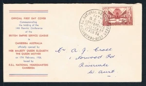 AUSTRALIA • 1958 • RSL/British Empire League conference commemorative cancel - Bild 1 von 1