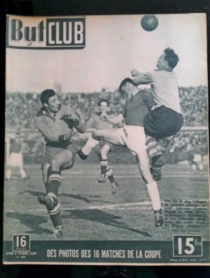 BUT et CLUB  2/02/1948; Photos des 16 matches de la coupe/ Marcel Cerdan - Photo 1/1