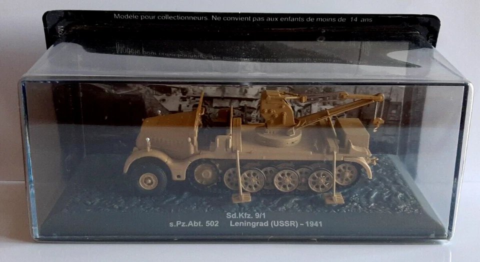 Die Cast Panzer Sd.Kfz. 9/1 Leningrad Ussr 1941 - 1/72 No. 98 - Image 1 of 1