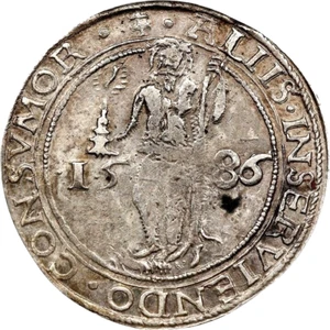 1586/5 German States Brunswick Wolfenbuttel 1/2 Thaler PCGS XF40 Wildman Germany - Picture 1 of 4