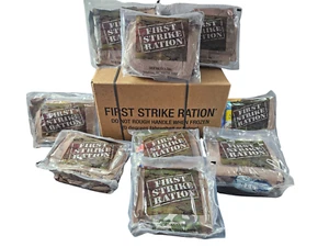 New CASE FIRST STRIKE RATIONS [2027 Inspection FSRs] - 9 [24hr] FSR MREs Total - Picture 1 of 5