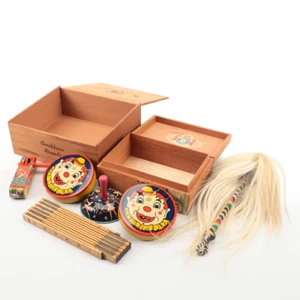 Vintage Toy Kirchhof and U. S. Metal Toy Tin Lithograph Noise Makers Cigar Boxes - Picture 1 of 10