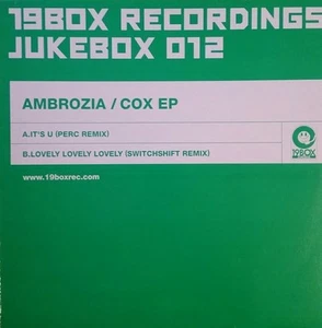 Ambrozia  "Cox EP" * 19BOX012 / Perc + Switchshift Remixes  - Foto 1 di 1