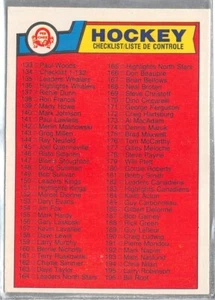 1983-84 O-Pee-Chee #256 Checklist 133-264  **  EX-MT  ** - Picture 1 of 2