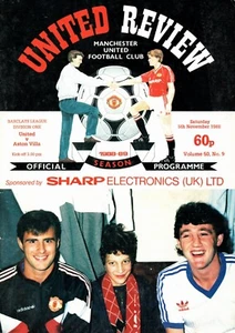 Manchester United v Aston Villa 1988-1989 Division One 05/11/1988 - Picture 1 of 1