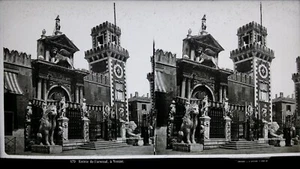 1870 ANTIQUE GLASS STEREOVIEW PHOTOGRAPH - VENICE ITALY - FERRIER & SOULIER LEVY - Picture 1 of 6