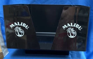 MALIBU Barra de Ron Servilleta y Pajita Soporte Carrito Brillante Nuevo - Imagen 1 de 11