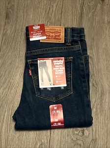 LEVIS 720 High Rise Super Skinny Youth 7/8 Distressed NWT - Picture 1 of 8