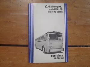 1971 MCI Challenger Model MC-5B Inter-City Coach Operator's Manual - Picture 1 of 5