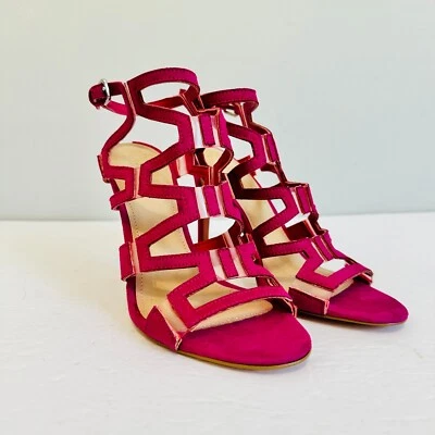 NUEVO SIN ETIQUETAS ADIVINA BARBIE BARBIECORE TIRAS SEXY TACONES ALTOS STILETTO 7M Foto 1 de 4