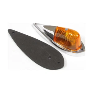 Fortpro Cab Marker Incandescent Light with Amber Lens and Chrome Base | F235275 - Bild 1 von 3