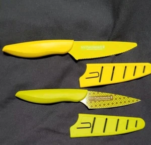 KAI Pure Komachi 2 - Paring 3.5" & Citrus 4" Knife with Sheath - New No box - Picture 1 of 4