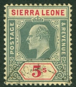 SG 97 Sierra Leona 1904-05. CAT usado muy fino 95€ - Imagen 1 de 1