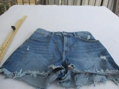 Pantalones cortos de mamá Express de tiro alto para mujer talla 4 Foto 1 de 4