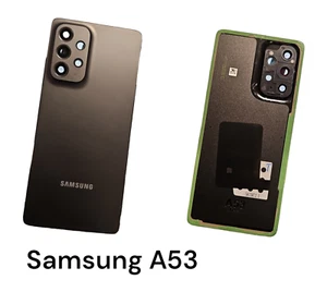 Para Samsung Galaxy A53 A535 tapa tapa trasera con 3 lentes negro - Imagen 1 de 3