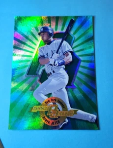 1997 Donruss Power Alley Derek Jeter (#24) Foil Insert Card (SN 2521/4000) - Picture 1 of 2