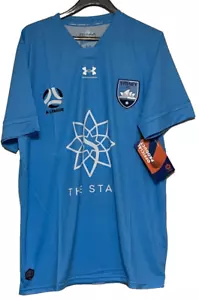 SYDNEY FC HOME JERSEY S-2XL SIZE RANGE - Picture 1 of 2