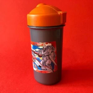 Vintage Saban VR Troopers Power Rangers Flip Lid Water Bottle Flask 1995 1990s - Picture 1 of 4