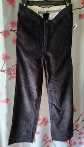 NWT GAP Boy's Carpenter Black Corduroy Pants Size 16 Regular - Picture 1 of 4
