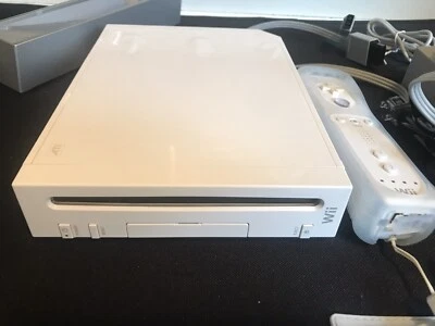 Sensor de consola de juegos Nintendo Wii + cables compatible con Gamecube blanco RVL-001 (EE. UU.) Foto 1 de 4