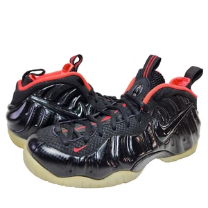 NIKE Air Foamposite Pro Prm 'Yeezzy' taglia 11,5 nero/laser cremisi 616750-001 - Foto 1 di 13