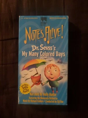 NOTES ALIVE Dr. Seuss's My Many Colored Days VHS 1999 Minnesota Orchestra. - Image 1 of 4