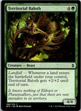 Territorial Baloth Magic The Gathering Battle For Zendikar Card Mint X4