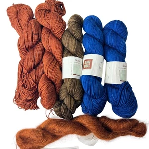 Shibui Knits yarn  Silk Cloud, Sock, Staccato, Silk , Kid Mohair, Merino Lot  6 - Picture 1 of 11