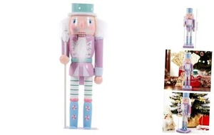 VOSAREA Christmas Nutcracker Ornament Wooden Soldier Nutcracker Festive Wooden - Picture 1 of 8