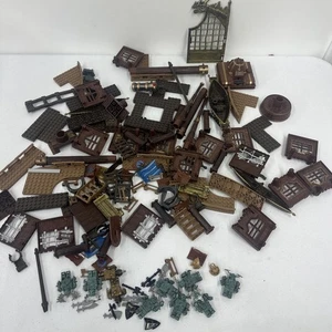Lot  Mega Bloks Dragons Castle Ship Replacement Mini Figs Flags Parts & Pieces - Picture 1 of 22