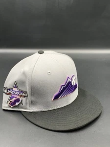 New Era Colorado Rockies Fuji 2021 All Star Game Patch 59Fifty Fitted Hat 7 1/2 - Picture 1 of 7